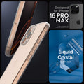 ACS07984 - iPhone 16 Pro Max Case Liquid Crystal in Crystal Clear designed for iPhone 16 pro max. liquid crystal. stay in clear.