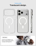 ACS10070 - iPhone 17 Pro Ultra Hybrid (MagFit) in Frost White showing long lasting clarity. keep it clear with duraclear.