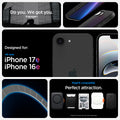 ACS09151 - iPhone 17e Case Liquid Air (MagFit) showing iPhone 17e and iPhone 16e compatibility and compatibility with Mag Fit. with Mag fit accessories showcases of Mag Fit wallets and chargers but Mag fit accessories are sold separately.