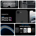 ACS09141 - iPhone 17e Case Ultra Hybrid Zero One (MagFit) showing iPhone 17e and iPhone 16e compatibility and compatibility with Mag Fit. Showcases Air Cushion technology along with Mag fit accessories showcases of Mag Fit wallets and chargers but Mag fit