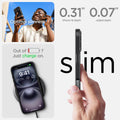 ACS08208 - iPhone 16 Case Ultra Hybrid Zero One (MagFit) in Zero One optimal slimness. Out of battery? Just charge on. 0.31
