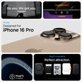 ACS08137 - iPhone 16 Pro Case Ultra Hybrid Zero One (MagFit) in Zero One Natural Titanium 