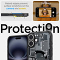 ACS08078 - iPhone 16 Plus Case Ultra Hybrid Zero One (MagFit) in Zero One raised edges prevent surface scratches on the camera and screen. Oh snap. Protection.