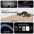ACS08381 - iPhone 16 Pro Max Case Ultra Hybrid Zero One (MagFit) in Zero One Natural Titanium do you. we got you. easy approach. all new designed for iPhone 16 pro max. Magfit for magsafe. Magfit compatible. perfect attraction.