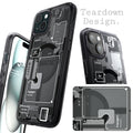 ACS06806 - iPhone 15 Case Ultra Hybrid Zero One teardown design.