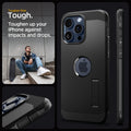 ACS06594 - iPhone 15 Pro Max Case Tough Armor (MagFit) in black tougher than tough. toughen up your Phone against impacts and drops.