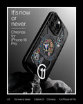 ACS09193 - iPhone 16 Pro Case c11 Series Chronos Edition (MagFit + Camera Control) in Chronos it's now or never magnolia for iPhone 16 Pro.