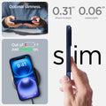 ACS08187 - iPhone 16 Case Thin Fit (MagFit) in Navy Blue optimal slimess. out of battery? just charge on. 0.31