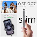 ACS08076 - iPhone 16 Plus Case Ultra Hybrid (MagFit) in Black optimal slimness. Out of battery? Just charge on. 0.31