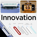 ACS09073 - iPhone 16 Case Ultra Hybrid T (MagFit + Camera Control) in White showing the innovation. Parts of the button: PC Frame, Silicone Stainless Steel, Printed Circuit Boards and AG Glass