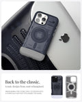 ACS08152 - iPhone 16 Pro Case Classic C1 (MagFit) in Graphite Back to the classic iconic design from 1988 reimagined. reimagining the iconic imac g3 design into a form factor that fits inside the hand.