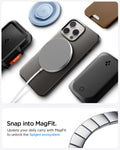 ACS08107 - iPhone 16 Pro Case Thin Fit (MagFit) in Gunmetal snap into magfit. update your daily carry with magfit to unlock the spigen ecosystem.