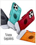 ACS08019 - iPhone 16 Pro Max Case Classic C1 (MagFit) in Bondi Blue and every colors showing text yum(again)