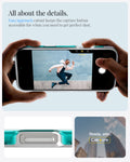 ACS08019 - iPhone 16 Pro Max Case Classic C1 (MagFit) in Bondi Blue all about the details. easy approach cutout keeps the capture button accessible for when you need to get perfect shot.