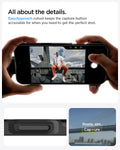 ACS07978 - iPhone 16 Pro Max Case Thin Fit (MagFit) in Black all about the details. easy approach cutout keeps the capture button accessible for when you need to get the perfect shot.