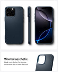 ACS07980 - iPhone 16 Pro Max Case Thin Fit (MagFit) in Metal Slate minimal aesthetic. Sleek form factor, for simple protection day in, and day out.