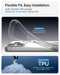 ACS11912 - iPhone 18 Pro Max / iPhone 17 Pro Max Crystal Flex (Mag Fit) showing flexible TPU material designed for smooth installation, durability, and impact absorption.