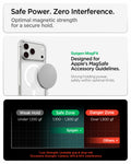 ACS11912 - iPhone 18 Pro Max / iPhone 17 Pro Max Crystal Flex (Mag Fit) showing optimized magnetic strength for a secure hold while minimizing interference.