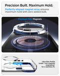 ACS11909 - iPhone 18 Pro Max / iPhone 17 Pro Max Ultra Hybrid Optik S (Mag Fit) Clear Deep Blue showing a premium magnet array and ultra-slim magnetic construction under 1 mm
