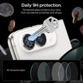 AGL12012 - iPhone Duo Optik Pro EZ Fit Lens Protector in Star White showing 9H tempered glass lens protectors designed to protect camera lenses from scratches and drops