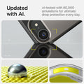 ACS09136 - iPhone 17e Case Tough Armor AI (MagFit) in Gunmetal showing the updated with AI. AI-tested with 80,000 simulations for ultimate drop protection everyday