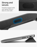 AMP10404 - Slim Fold Laptop Stand | LD201-S4 showing strong and secure ability