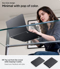 ACS11267 - MacBook Air 15-inch Nano Pop Black Sesame showing a minimal duo tone design with a subtle pop of color