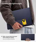 ACS11266 - MacBook Air 15-inch Nano Pop Blueberry Navy showing a durable lightweight design with a smooth matte finish