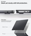 ACS11267 - MacBook Air 15-inch Nano Pop Black Sesame showing an elevated base with vent cutouts for optimal airflow