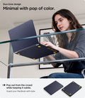ACS11274 - MacBook Pro 16-inch Nano Pop Blueberry Navy showing a minimal duo tone design with a subtle pop of color