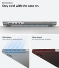 ACS10977 - MacBook Pro 16-inch in Heather Gray showing stay cool with the case on
