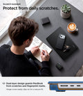ACS04211 - MacBook Pro 16-inch Case Urban Fit in Black showing protect from daily scratches