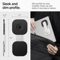 AMP06049 - S312 OneTap Monitor / Laptop Mount (MagFit) in black showing the sleek and slim profile. Slim profile for easy mobility. Packs up and slides in any bag or sleeve. sizes: 2.2