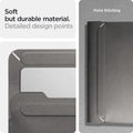 AFA06415 - MacBook Pro 14-inch Valentinus Laptop Pouch in City Gray showcasing soft durable material with detailed point stitching design