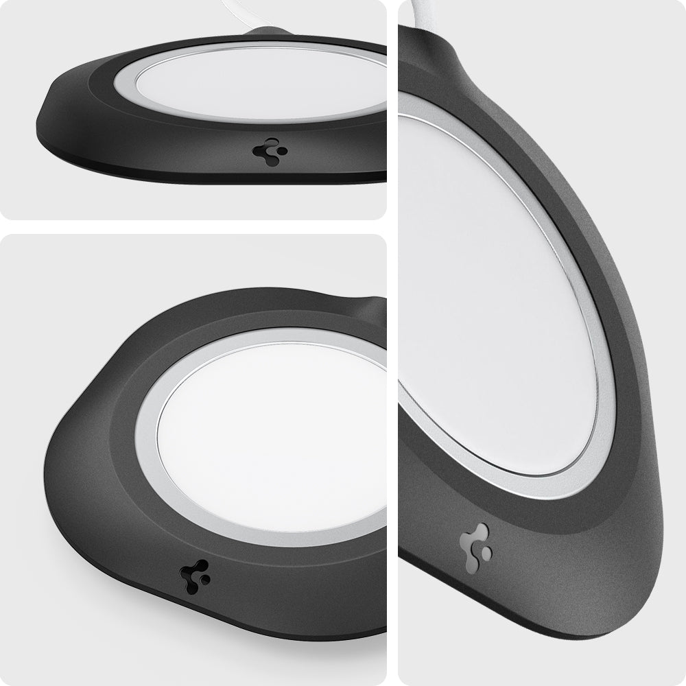 AMP03708 - MagFit in black showing the different angles, top and sides, front and sides, partial front and sides