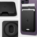 AFA05760 - MagSafe 3 Cards Holder Valentinus (MagFit) in black showing different angles