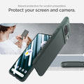ACS06276 - Pixel 8 Case Liquid Air in Abyss Green raised protection for scratch prevention. Protect your screen and camera.