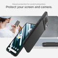 ACS06274 - Pixel 8 Case Liquid Air in Matte Black raised protection for scratch prevention. Protect your screen and camera.