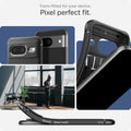 ACS06277 - Pixel 8 Case Rugged Armor in matte black Perfect fit crafted to be form fitted for the google pixel.
