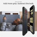 ACS06288 - Pixel 8 Case Thin Fit in black easy to hold. add more grip. subtract the bulk.