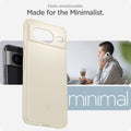 ACS06291 - Pixel 8 Case Thin Fit in mute beige feels unnoticeable made for the minimalist.