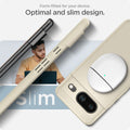 ACS06291 - Pixel 8 Case Thin Fit in mute beige form fitted for your device. Optimal and slim design.