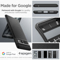 ACS04723 - Pixel 7 Pro Case Liquid Air in matte black made for google partnered with google for quality and precise craftsmanship.
