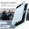 ACS06327 - Pixel 8 Pro Case Thin Fit in mute blue Form-fitted profile for those who want to keep it as simple as possible.