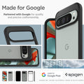 ACS07724 - Pixel 9 Pro XL Case Ultra Hybrid in Matte Black made for google partnered with google for quality and precise craftsmanship.
