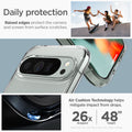 ACS07721 - Pixel 9 Pro XL Case Ultra Hybrid in Crystal Clear daily protection raised edges protect the camera and screen from surface scratches. Air cushion technology helps mitigate impact from drops.