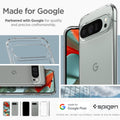 ACS07721 - Pixel 9 Pro XL Case Ultra Hybrid in Crystal Clear made for google partnered with google for quality and precise craftsmanship.