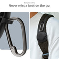 ACS07605 - Pixel Buds Pro 2 Series Case Classic Fit in black showing the easy to carry. Never miss a beat on the go