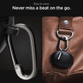 ACS07649 - Pixel Buds Pro 2 Case Enzo Aramid in Matte Black showing the easy to carry. Never miss a beat on the go