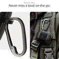 ACS07604 - Pixel Buds Pro 2 Case Rugged Armor in Matte Black easy to carry. never miss a beat on the go.